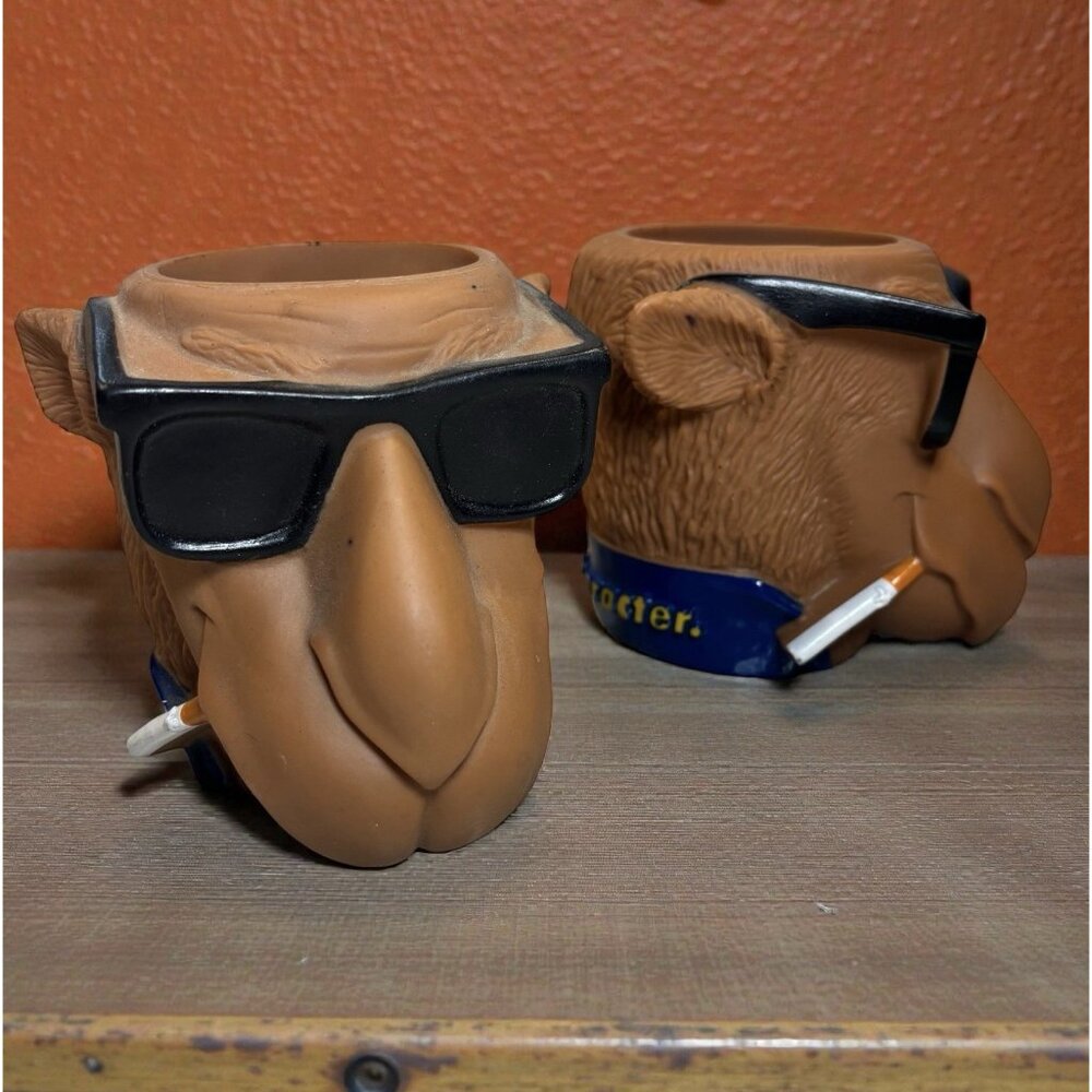 Vintage 90s Joe Camel Coozies Set Of 2 Can Drink Holder